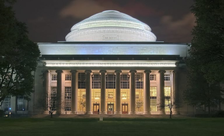 MIT Great Dome, Cambridge Massachusetts at night